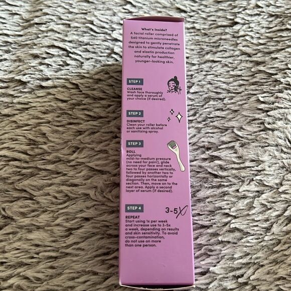 NWT JULEP Slowpoke Micro-Needling Facial Roller - Picture 6 of 6